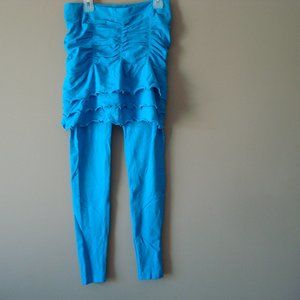 Ladies leggings/attached skirt